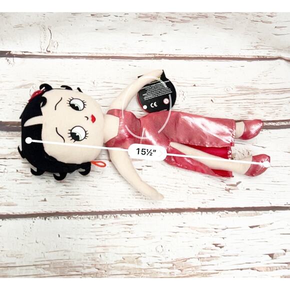 BETTY BOOP Red Dress Plush Doll 16” NWT - Picture 6 of 6